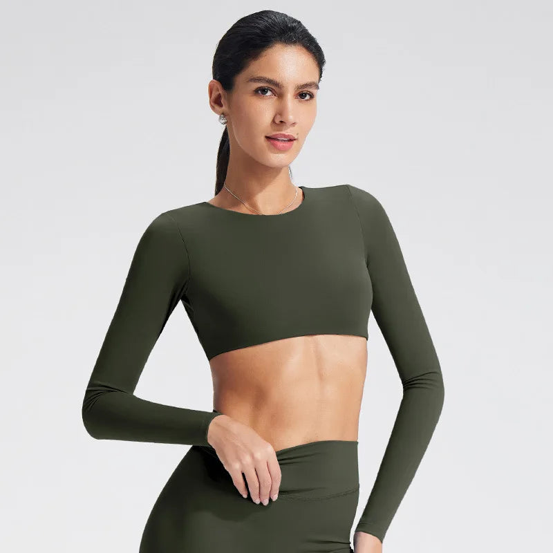 Built-in Bra Long-sleeve