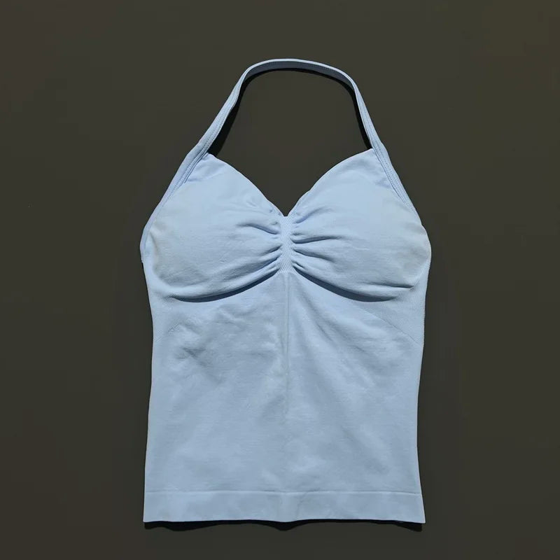 Dynamic Tank With Removable Pads V Neck Sports Sleeveless