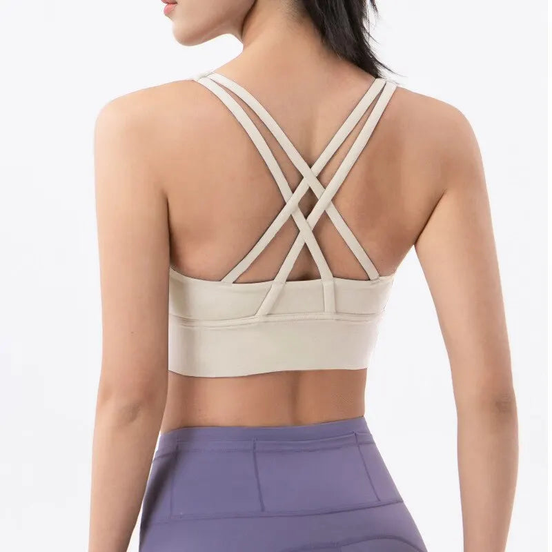 Double Crossed Racer Bra