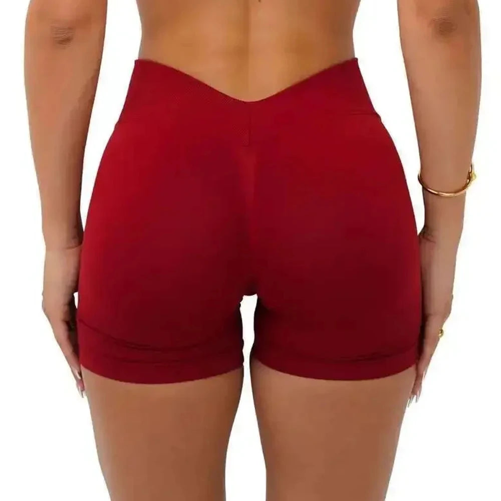 High Waisted V-Back Shorts