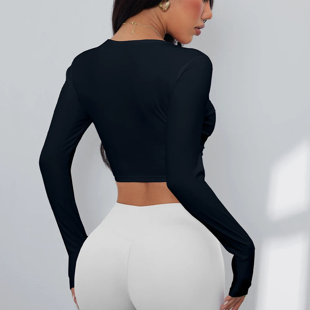 Long V-Neck Twist