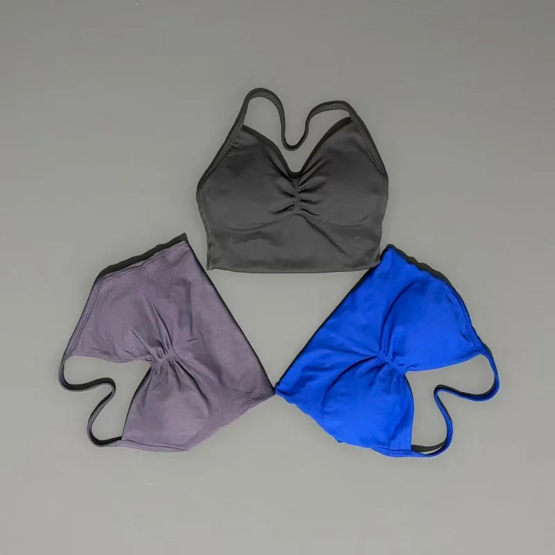Dynamic Tank With Removable Pads V Neck Sports Sleeveless