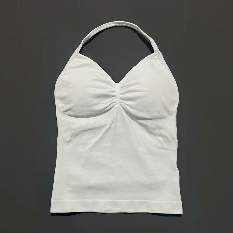 Dynamic Tank With Removable Pads V Neck Sports Sleeveless